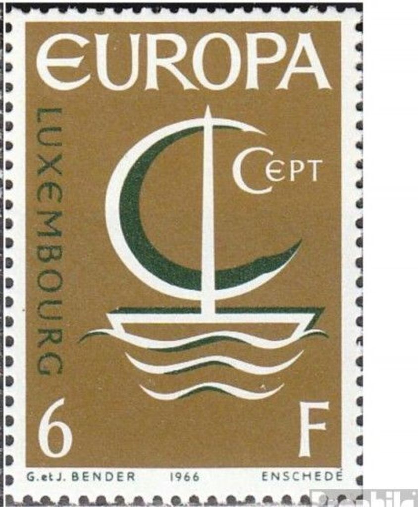 Briefmarken Luxemburg 1966 Mi 733-734,738-739 (kompl.Ausg.) postfrisch Europa