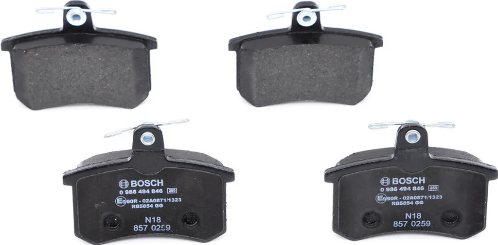 Plaquettes de frein pour Alfa Romeo 164 Bosch 0986494846 entretien OE