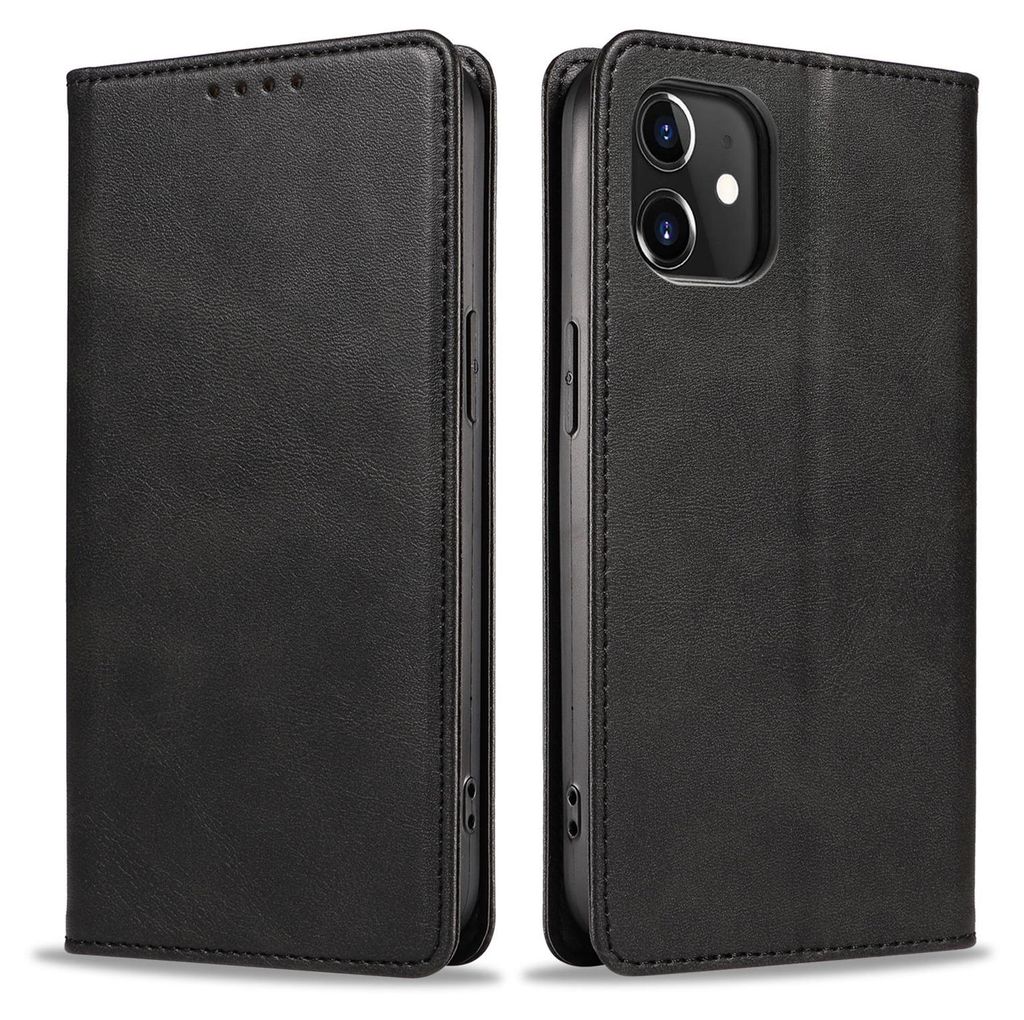 Handyhülle für Apple iPhone 12 / 12 Pro Kunstleder Flip Produktbild 