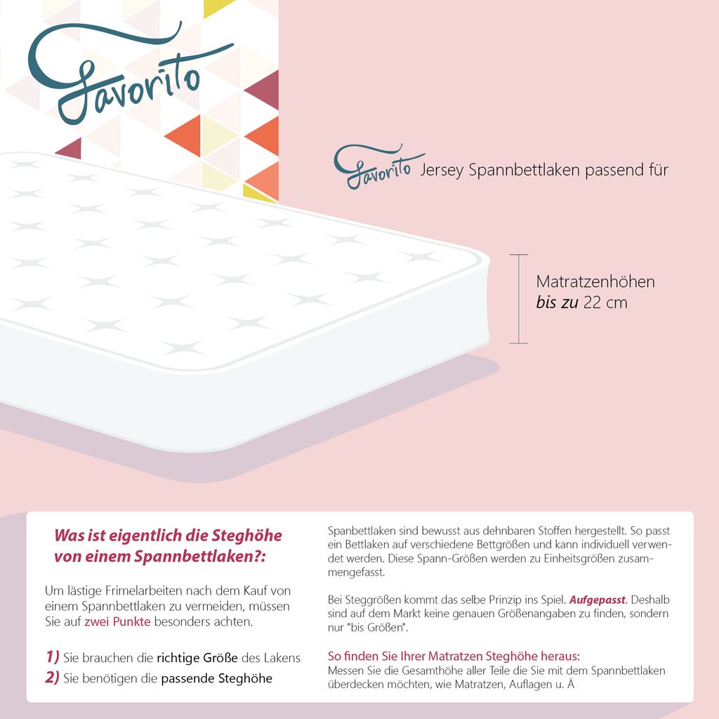 Favorito jersey prestieradlo 180x200 - 200x200 cm Obrázok produktu 