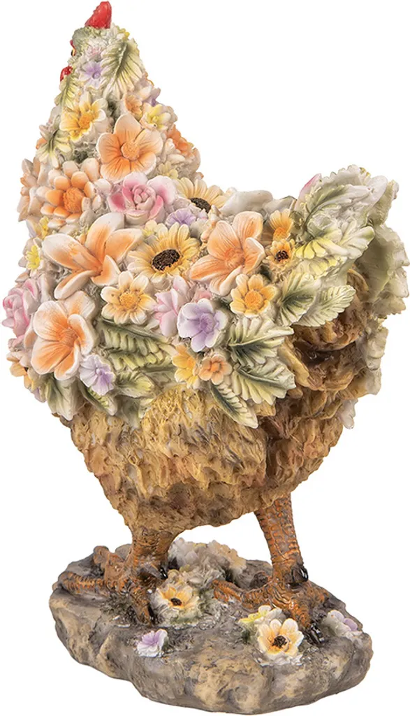 Déco de Table Poulet Rustique 31 cm - Idéal pour Ambiance Maison de Ferme - 4