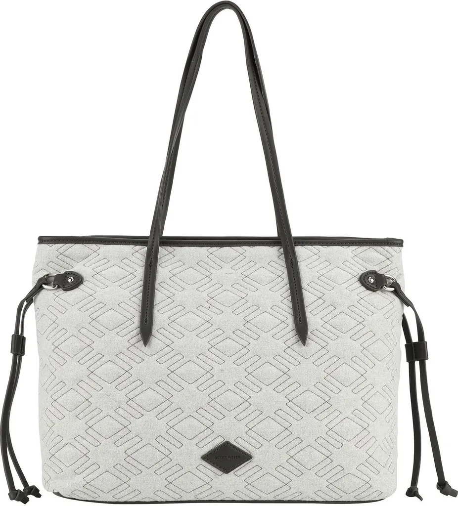 GERRY WEBER Log Fire Shopper Light Grey - Sac à épaule élégant gris