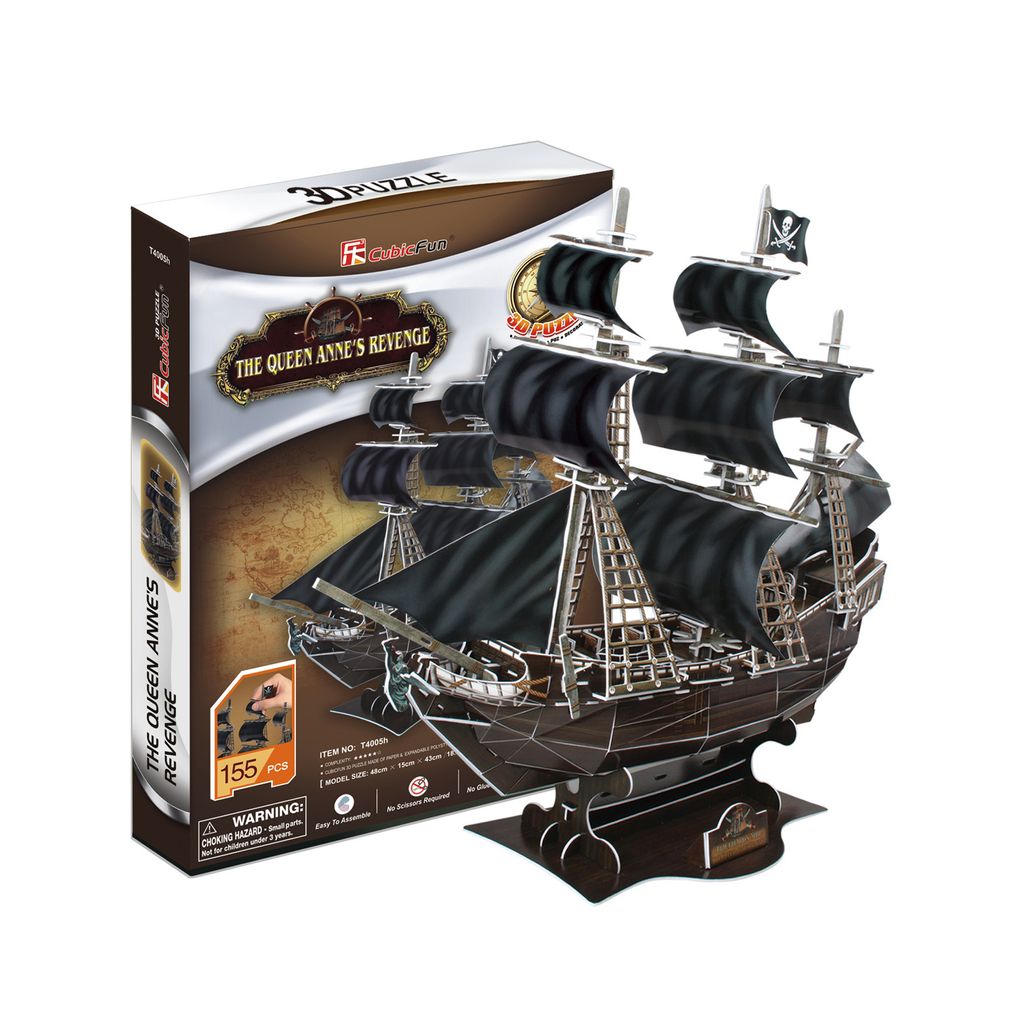 Cubic Fun CUBICFUN 3D puzzle The Queen Anne ́s Revenge
