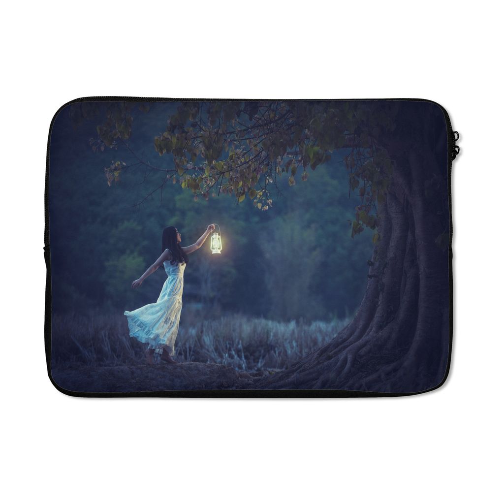 MuchoWow Laptop Hülle 14 ZollPrinzessin des Waldes Laptoptasche - Laptoptasche - Stoßsicher - Schutzhaube