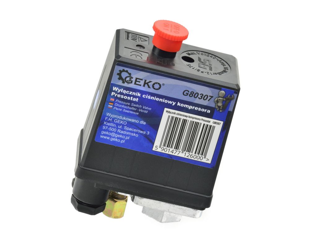 Tlakový spínač na kompresor 230V 12 bar 01073_1 Obrázok produktu 