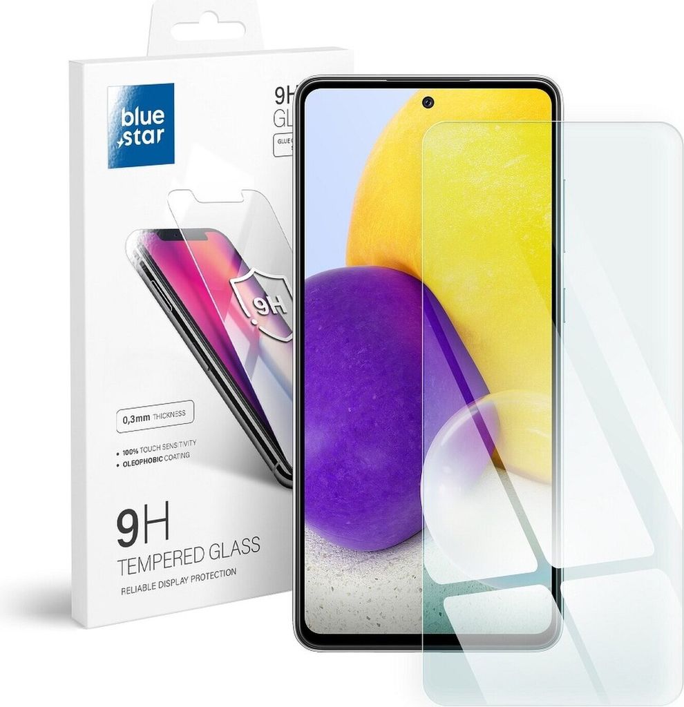 Schutzglas 9H kompatibel mit Samsung Galaxy A73 5G Displayschutzfolie Schutzfolie Passgenau Glas