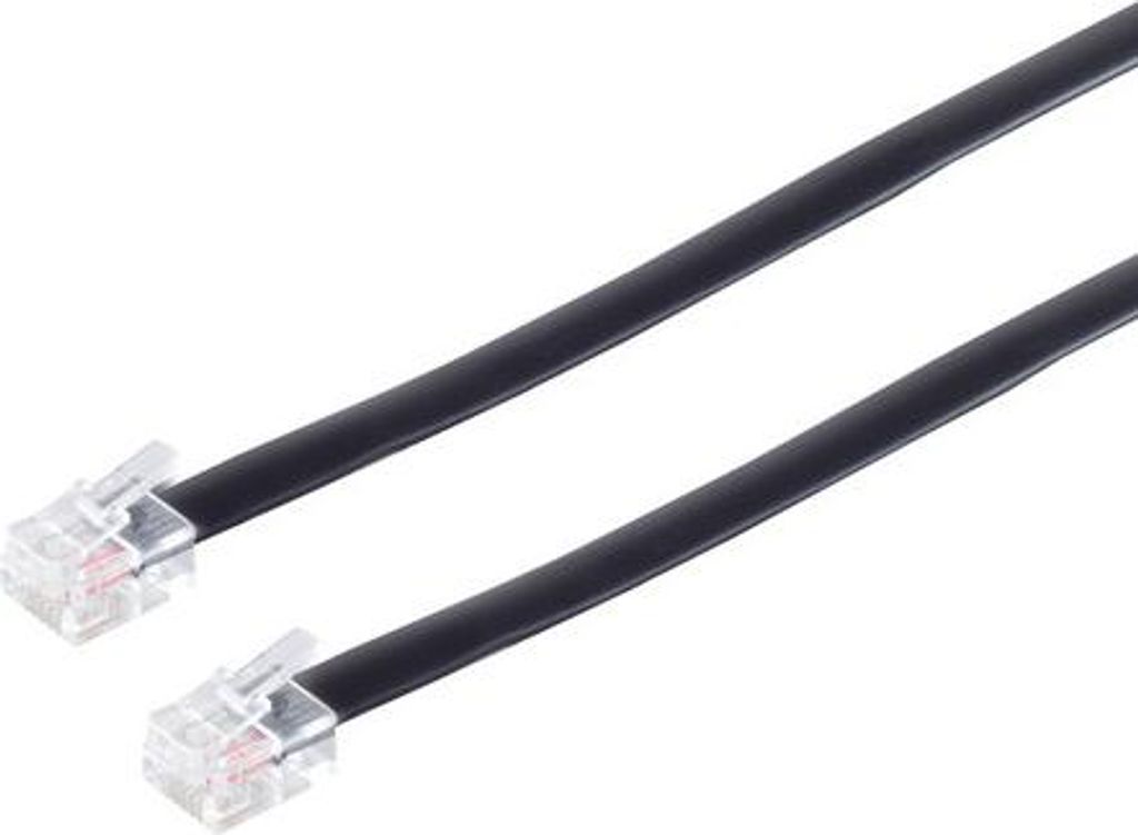 Telefonkabel Modularkabel ISDN 6 adrig 2xRJ12 3,0m