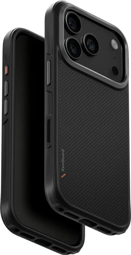 Coque iPhone 17 Pro Magclick UNIQ Keva Noir Idéale Charge Sans Fil MagSafe