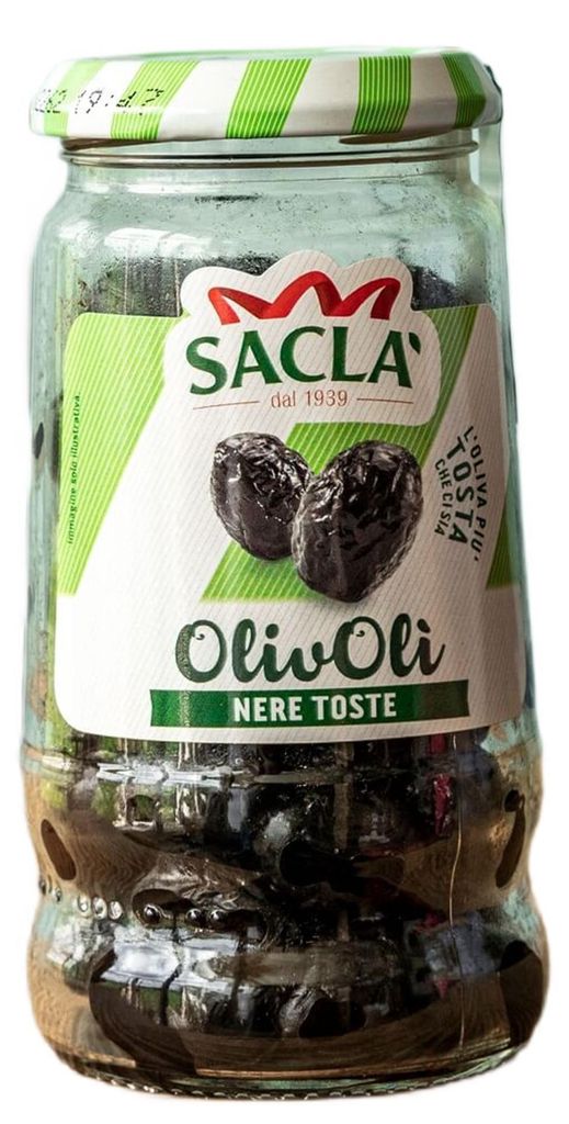 Olives noires, non marinées, 200 g - Saclà Image du produit 