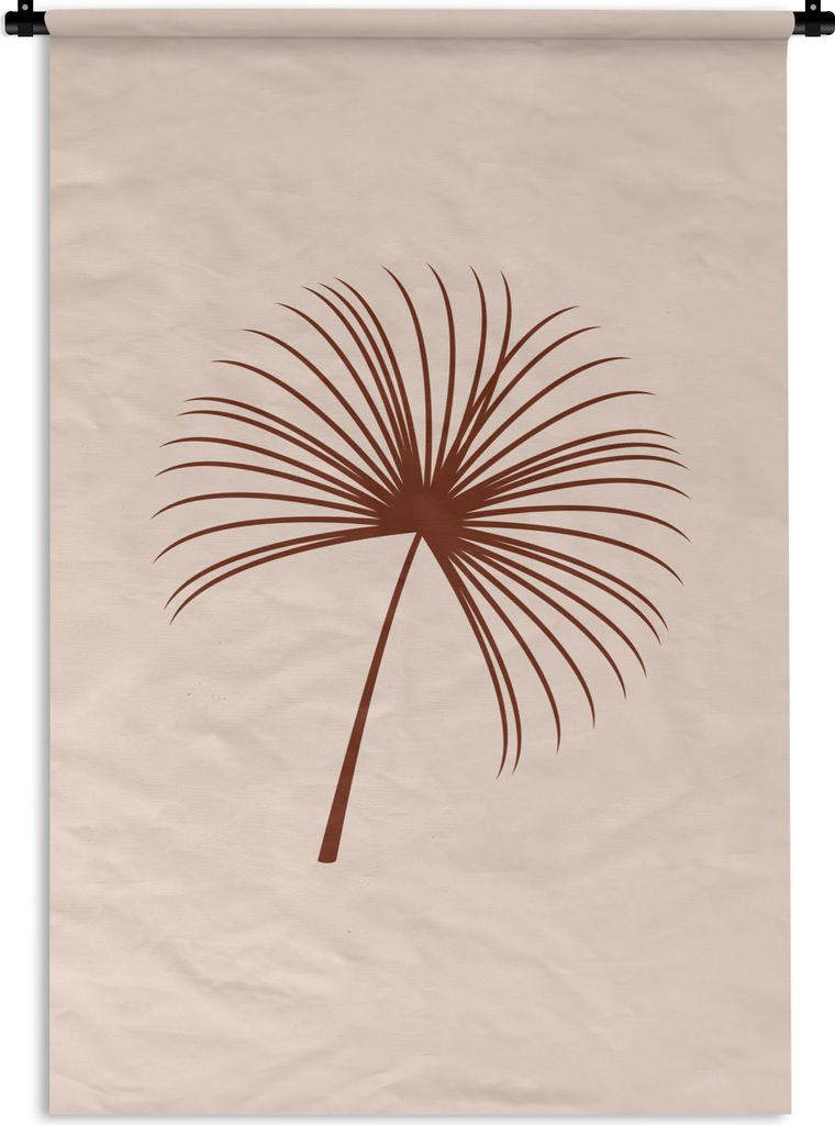 MuchoWow Wandteppich Wandbehang Sommer - Pflanze - Rosa 120x180 cm Tapisserie Dekoration Wandtuch - Schlafzimmer - Dekorationen für das Haus