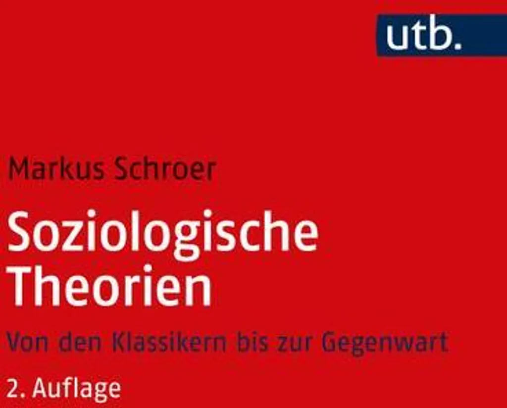Livre de Sociologie Soziologische Theorien pour Études Universitaires