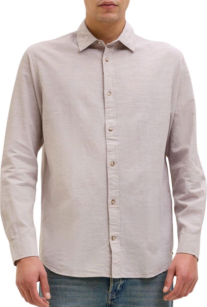 Jack&Jones Shirt 12269315-BEI in Beige color size medium