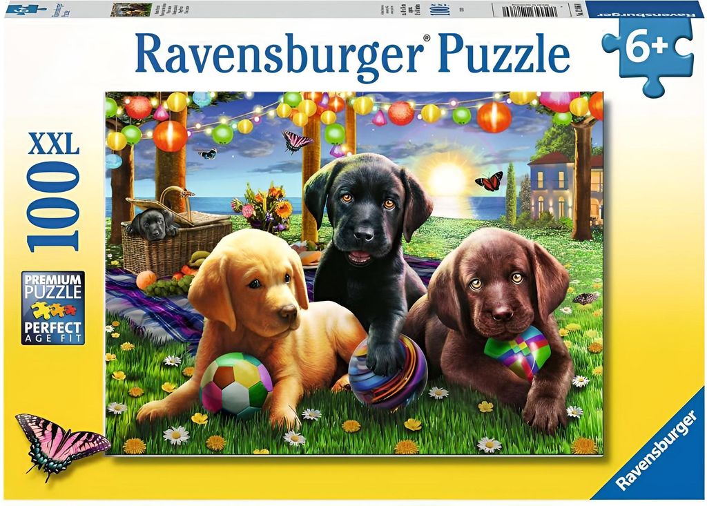 Puzzle dla dzieci Ravensburger - 12886 Piknik z psami - Zdjęcie produktu 