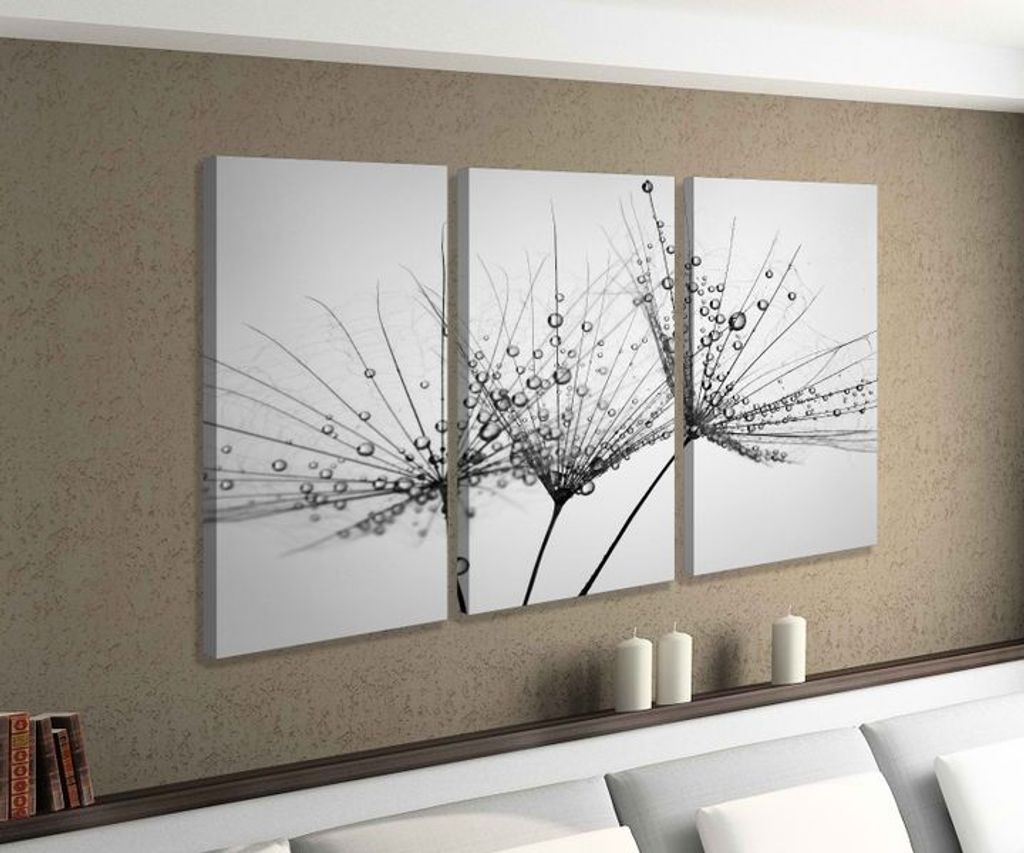 Leinwand-Bilder 100x50 Wandbild Canvas Kunstdruck Pusteblume Pflanzen 