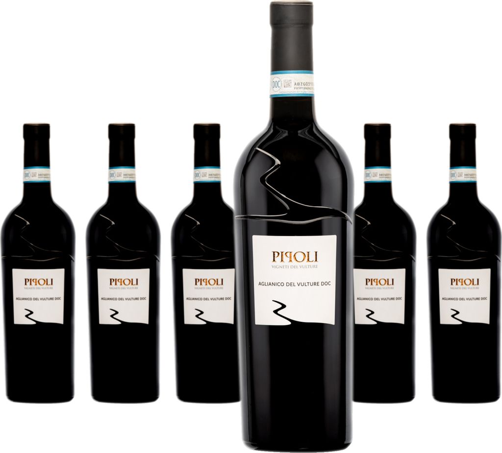 6 x VIGNETI DEL VULTURE Pipoli Aglianico del Vulture DOC