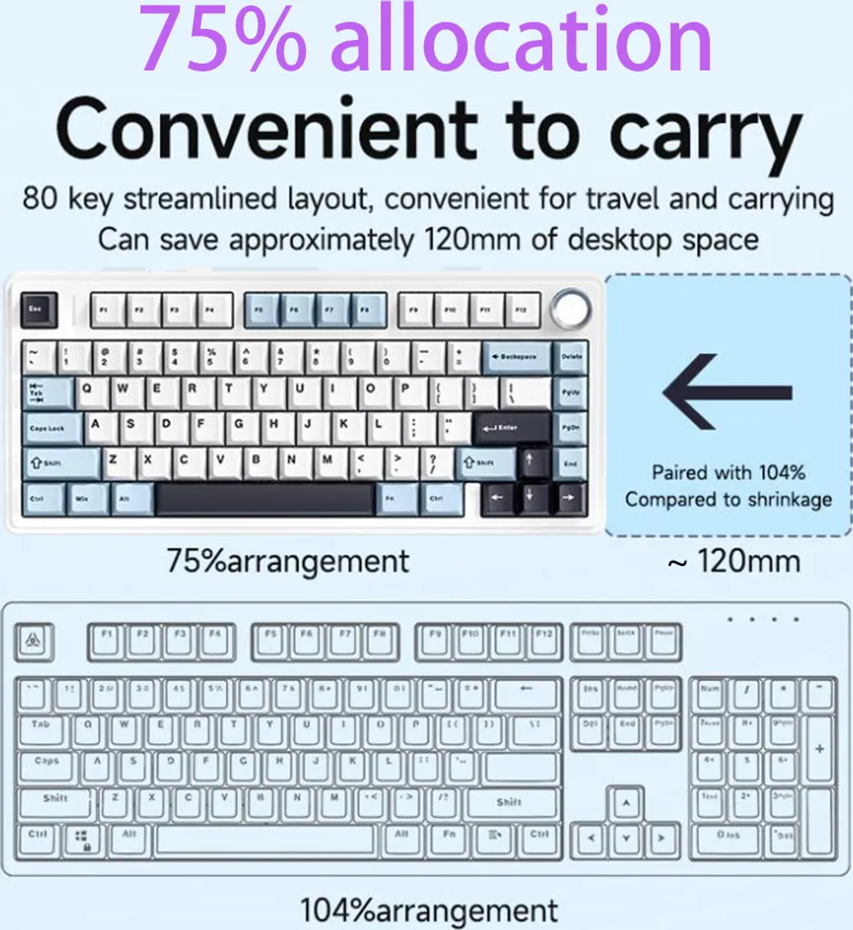 Clavier mécanique AULA à trois modes interrupteur Reaper vert cèdre
