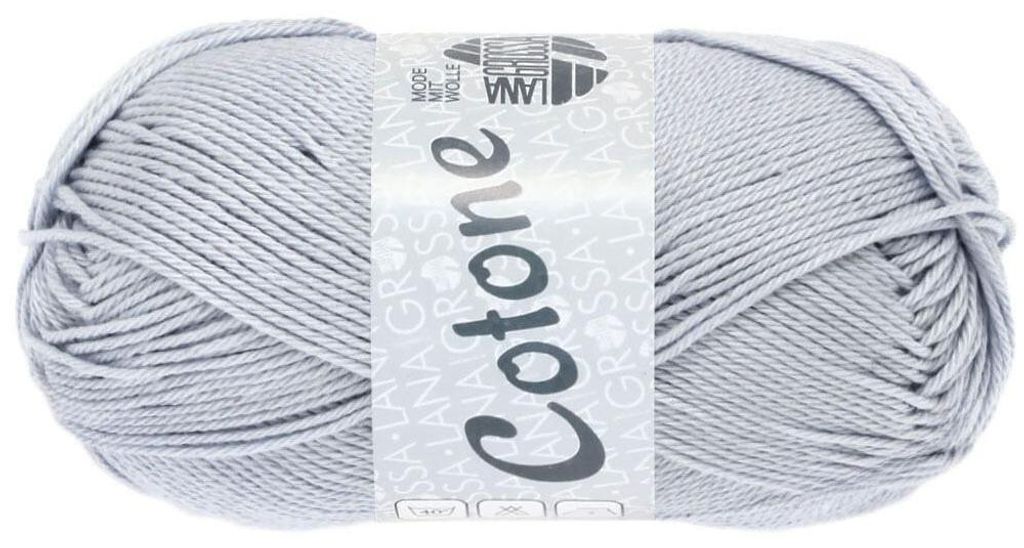 Lana Grossa - Cotone 0063 silbergrau Produktbild 