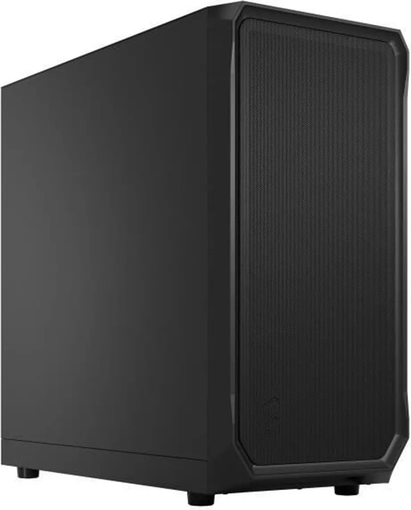 Assemblare PC con Fractal Focus 2 Nero Solido: Facile e Spazioso
