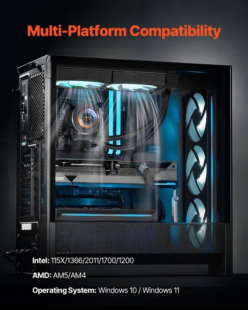 Solution Anti-Chaleur CPU : Watercooling AIO ARGB 3 Ventilateurs PWM - 6