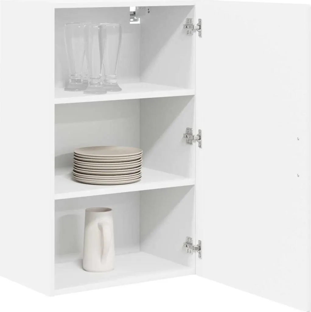 Mobile Cucina SYFAX 50x31x80 Bianco Lucido - Facile Montaggio MDF - 2