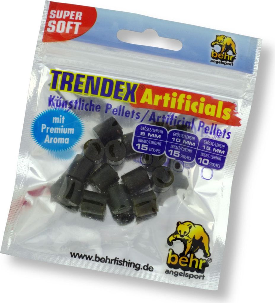 Künstliche Pellets Karpfen Köder Trendex Kunstpellets 10 mm