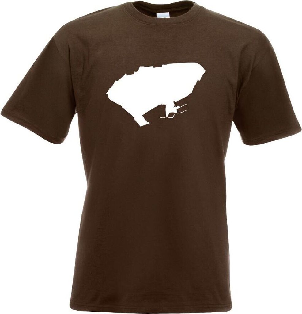 Kiwistar - T-Shirt - Chocolate - Deutschland - Binneninsel - Lindau Herren Funshirt Bedruckt Design Sprüche Spruch Motive - mit Motiv Bedruckt - F...