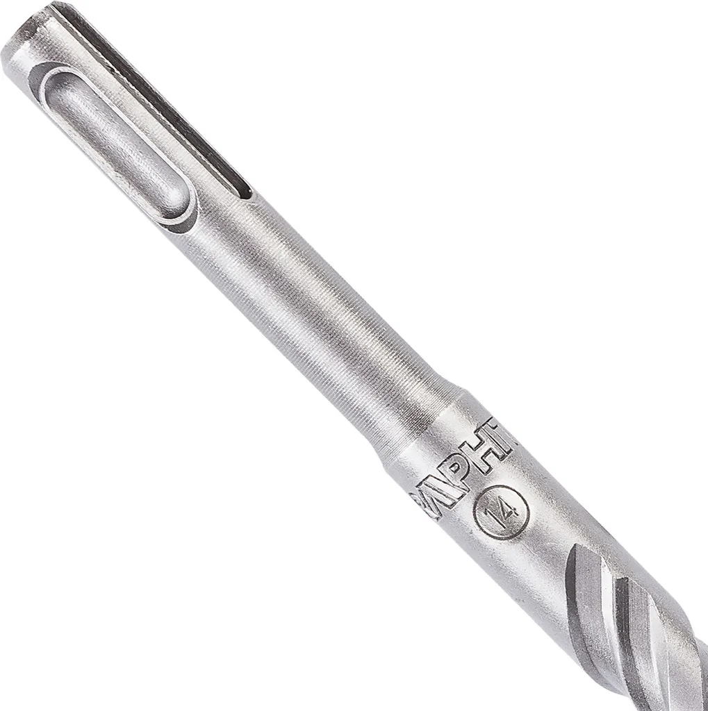 Set Punte GRAPHITE SDS Plus 4 Taglienti Muro e Cemento Ø 6mm-16mm