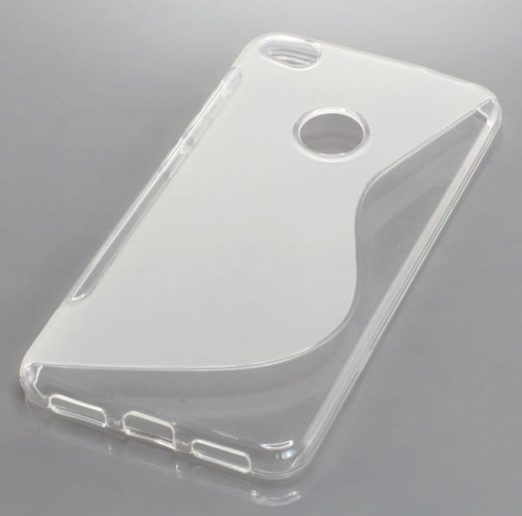 OTB TPU Case kompatibel zu Huawei P8 Lite 2017 S-Curve transparent