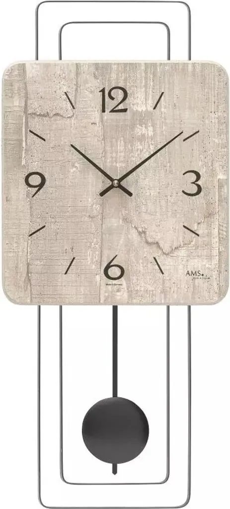 Horloge à pendule quartz AMS 7503 : Fini le retard et le bruit