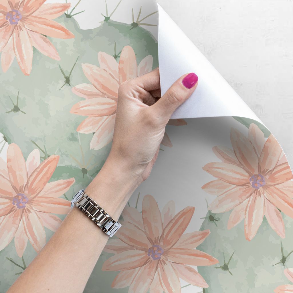 Coloray Fototapete 152x104 cm Latextapete Magicstick - Kaktus-Blumenkakte-Flowers.