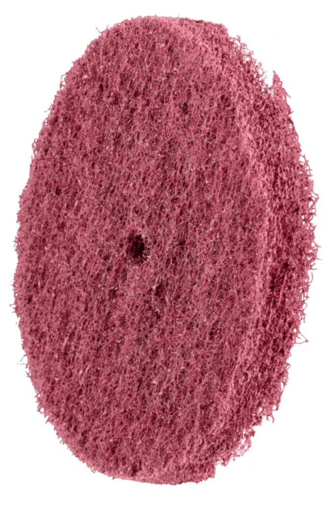 PFERD TOOLS POLINOX Vliesronden Ø 75 mm Bohrung-Ø 6 mm A280 für Feinschliff und Finish 10 Stk