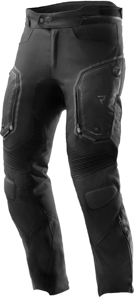 Rebelhorn Borg 2 wasserfeste Motorrad Textilhose, schwarz, 4XL