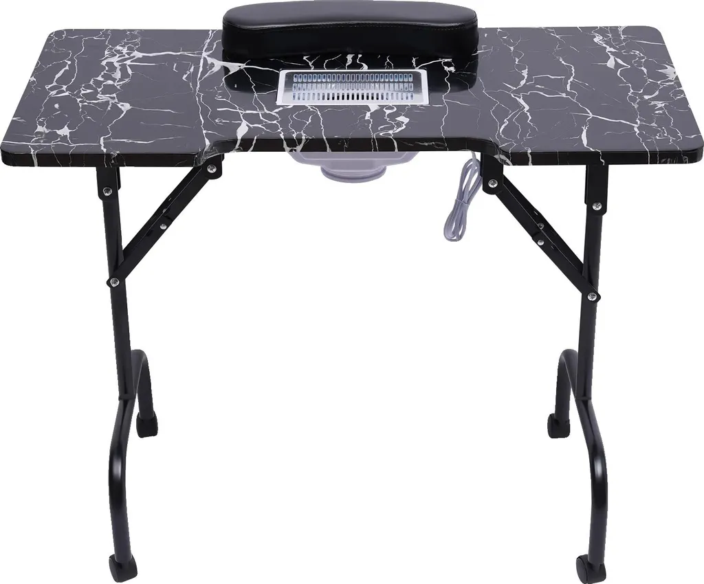 Table à clouer 220V compacte avec aspiration intégrée et roues - Série Pro