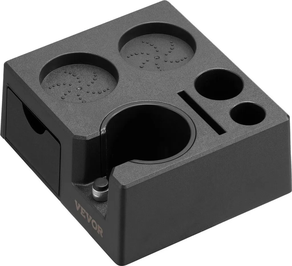 Station de tassage espresso 51-58 mm robuste avec fente amovible ABS