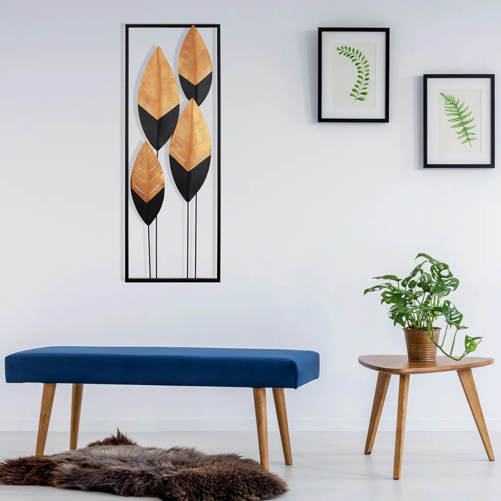 Objet de Décoration Murale Verticale en Métal Multicolore Wallity Asil - 2