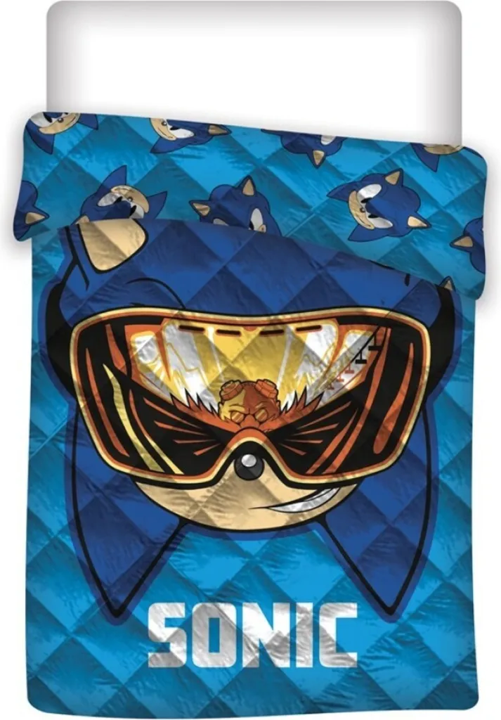 Coperta Sonic 200x140 cm - Per Piccoli Eredi e Vecchi Fan Sega