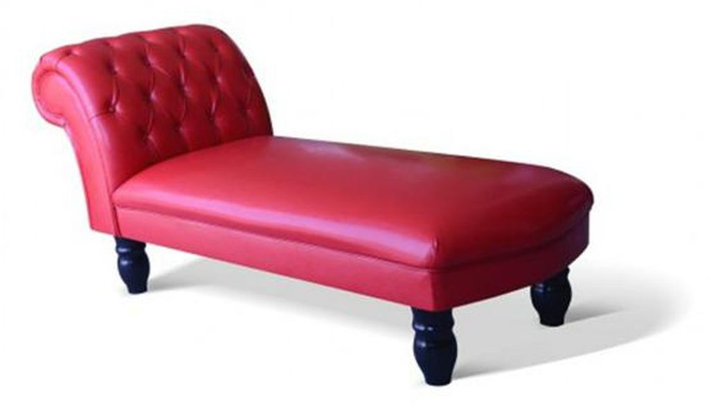 Chaiselongues Chesterfield Liege Chaise Leder Textil Stoff Sofa Relax Phantom