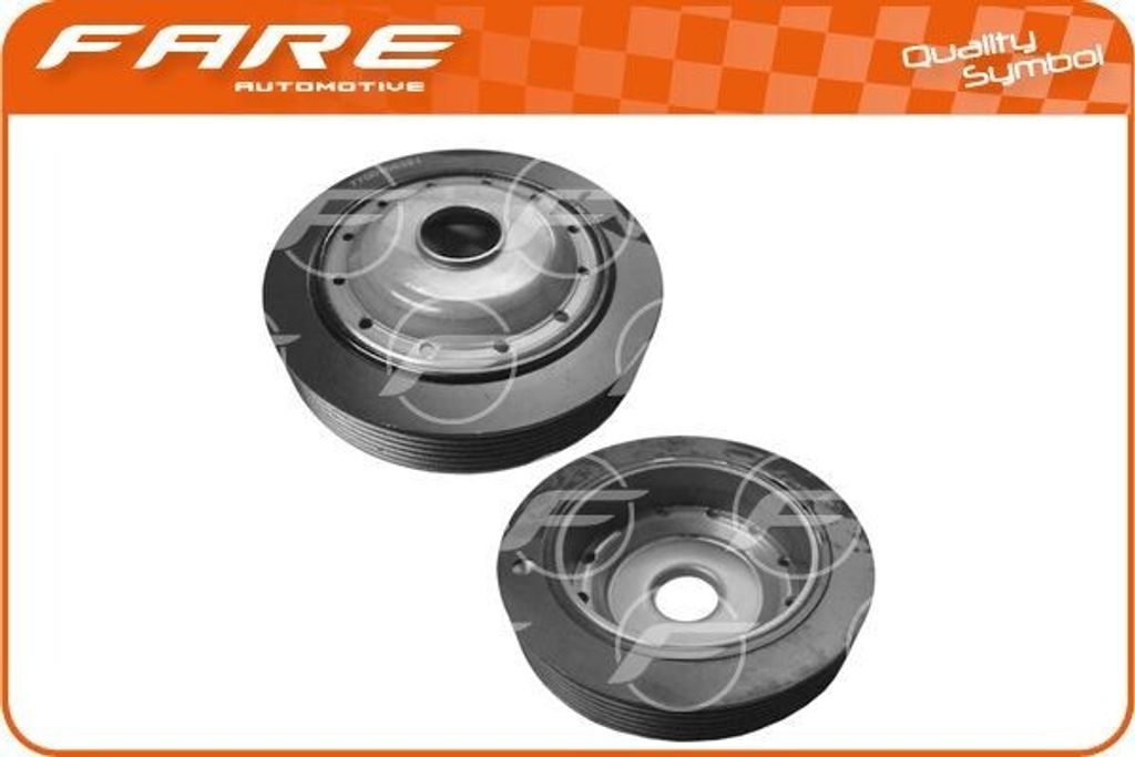 FARE SA 4205 Riemenscheibe Kurbelwelle für RENAULT CLIO II (BB0/1/2, CB0/1/2) 6-Rippen