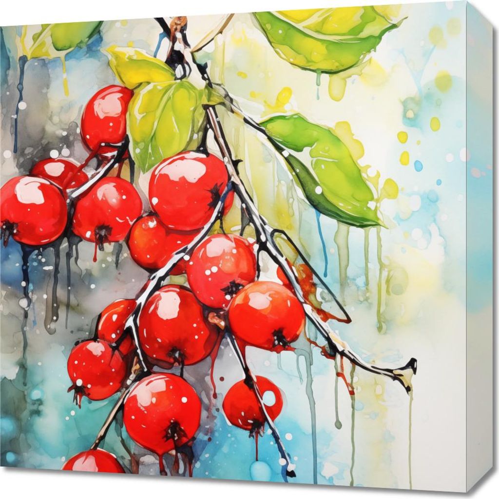 Bild 50x50cm Symphonie der Blutigen Früchte