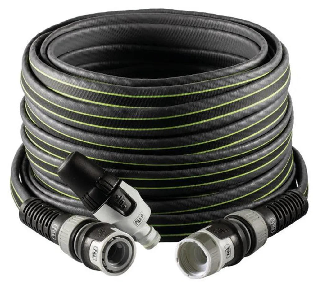 Tuyau d'arrosage pour grand jardin 30m Fitt Force avec lance jet