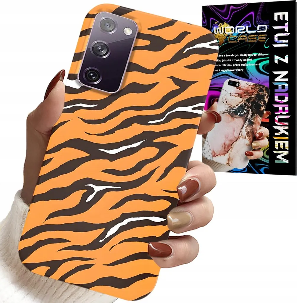 Custodia Samsung Galaxy S20 Lite Tigre + Vetro Temperato Protezione