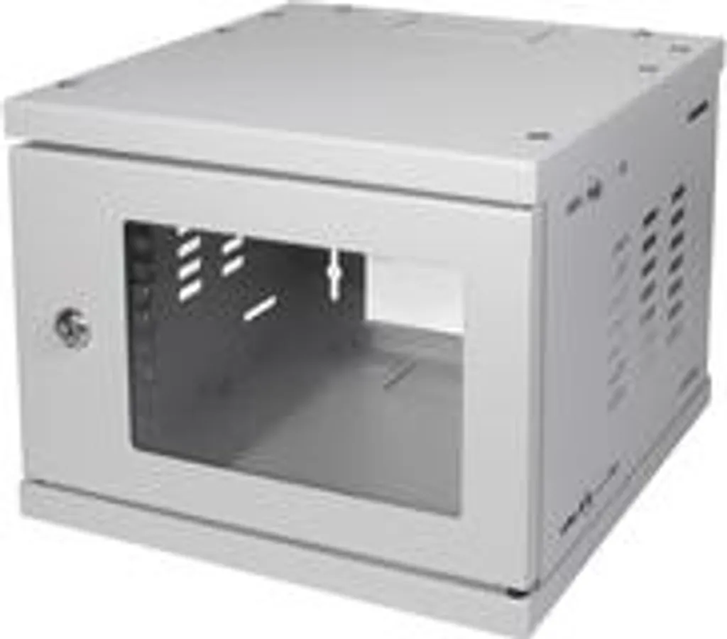 LogiLink W06Z33G 10" Rack 4U Grigio - Armadio a Parete Montato