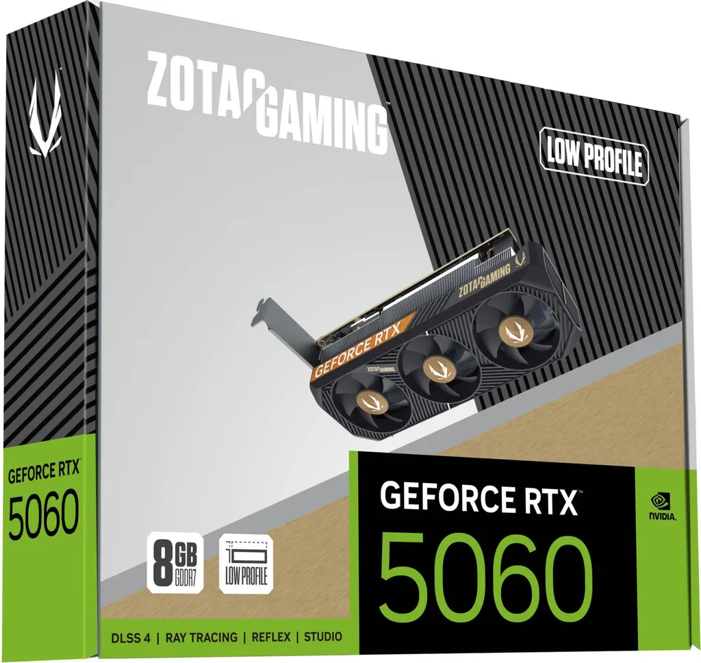 Carte graphique 8K Zotac GAMING RTX 5060 8Go GDDR7 avec PCI-E 5.0