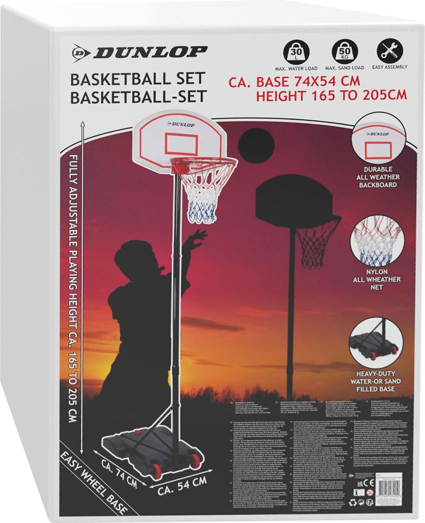 Dunlop Basketballkorb mit Ständer - Basketballkörbe - Produktbild 10
