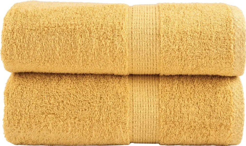 Panni per sapone SOLUND 2 pz. Oro 30x30 cm 600 g/m² | Spugna Lusso