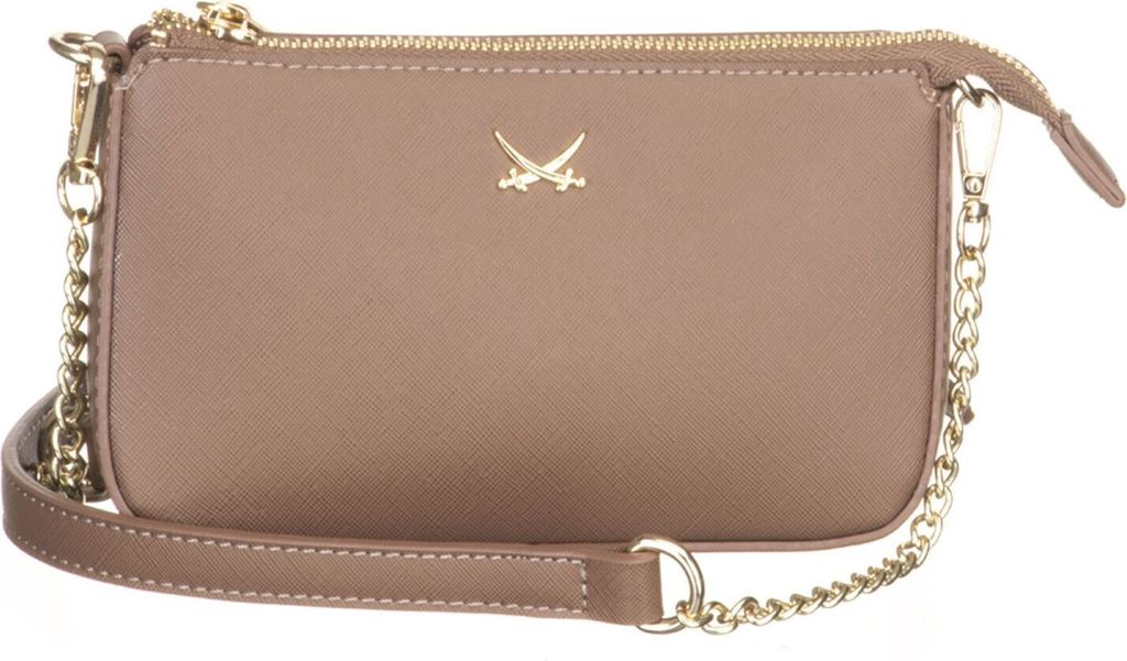 Sansibar Schultertasche Umhängetasche Shoulder Bag Cappuccino braun