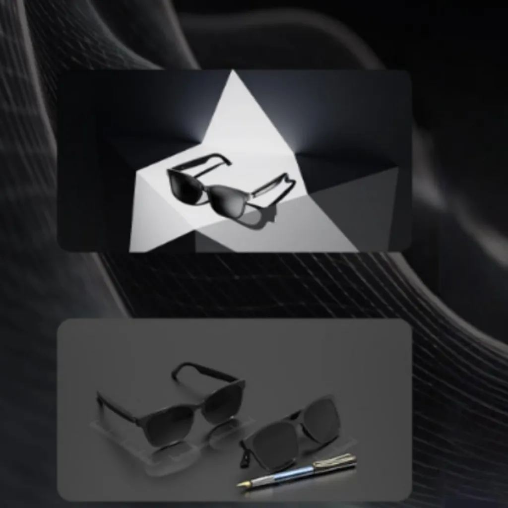 ZELURXX AI Lunettes intelligentes de traduction Bluetooth multilingue - 6