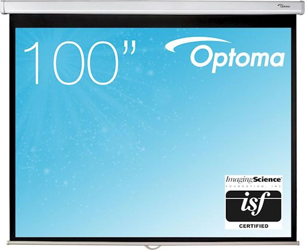 Optoma DS-3100PMG+ Rollo Leinwand, 203 x 152 4:3, mattweiss