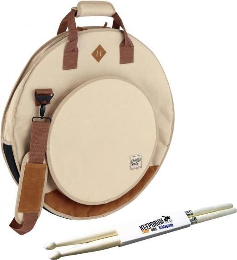 Tama TCB22BE Beckentasche 22 Zoll mit Schlagzeugstöcken