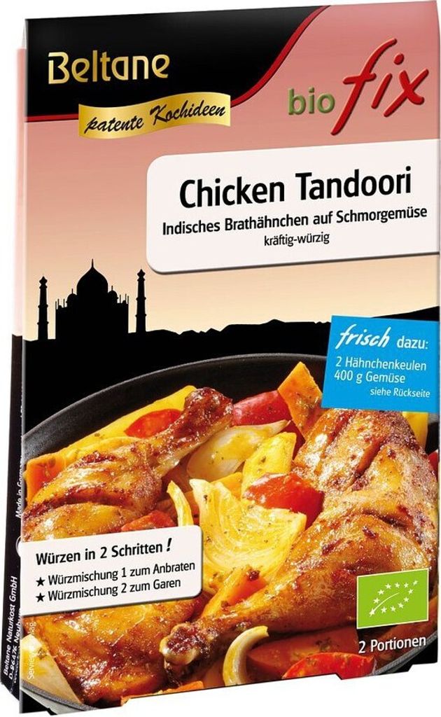 Beltane biofix Chicken Tandoori - ab 2x 21,5g Packung Produktbild 